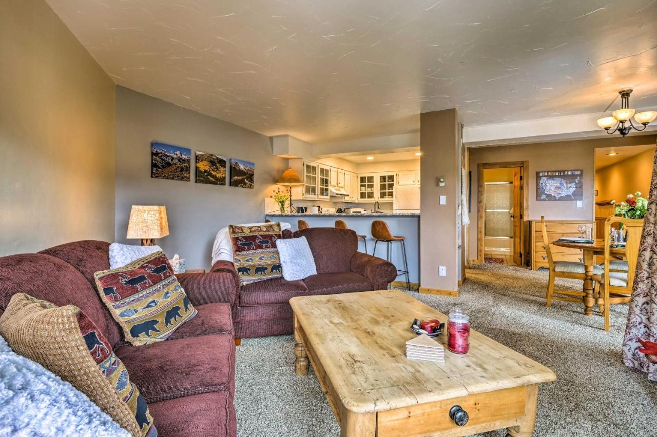 Cozy Ski-Inandski-Out Breckenridge Condo Mtn Views! Exterior photo